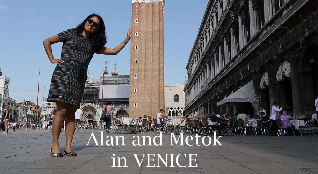 Alan and Metok in Venice